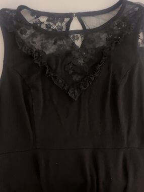 Torrid black lace tank